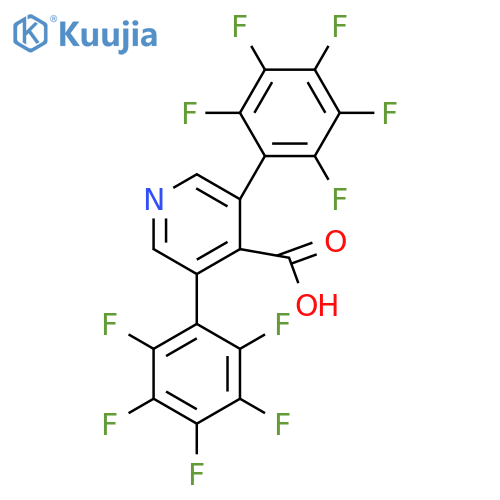 3,5-Bis(perfluorophenyl)isonicotinic acid structure