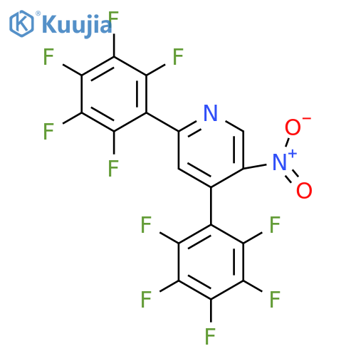 2,4-Bis(perfluorophenyl)-5-nitropyridine structure