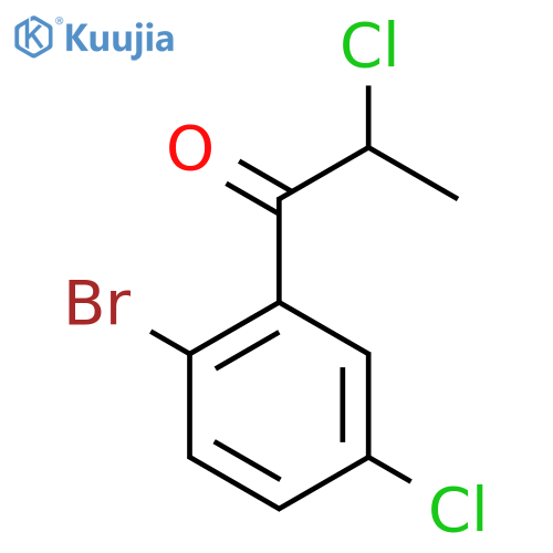 2'-Bromo-2,5'-dichloropropiophenone structure