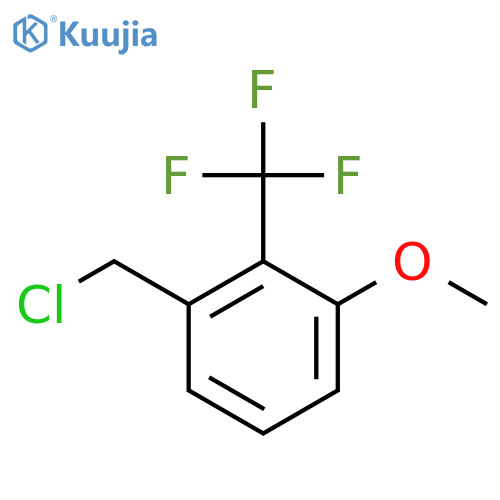 1-(Chloromethyl)-3-methoxy-2-(trifluoromethyl)benzene structure