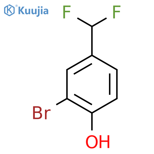 2-Bromo-4-(difluoromethyl)phenol structure