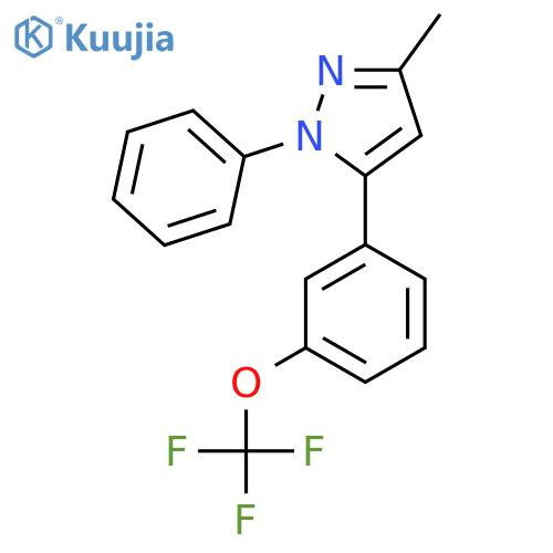 3-Methyl-1-phenyl-5-(3-(trifluoromethoxy)phenyl)pyrazole structure