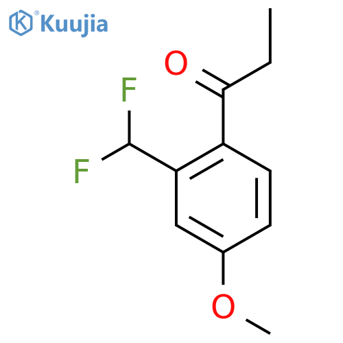 2'-(Difluoromethyl)-4'-methoxypropiophenone structure