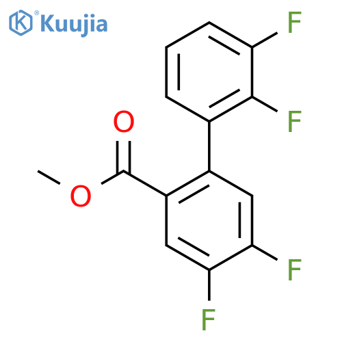 Methyl 4,5,2',3'-tetrafluorobiphenyl-2-carboxylate structure