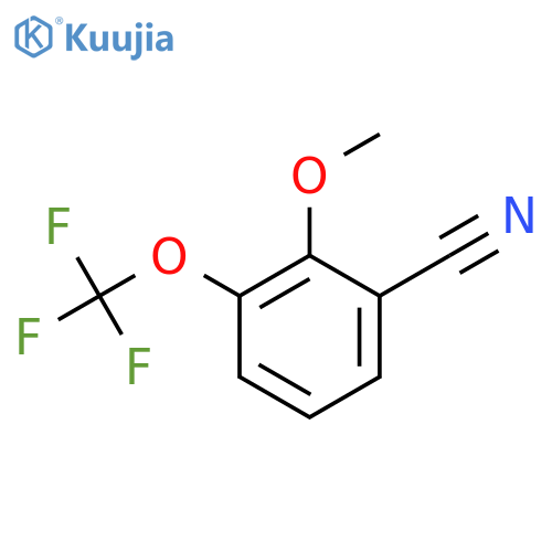 2-Methoxy-3-(trifluoromethoxy)benzonitrile structure
