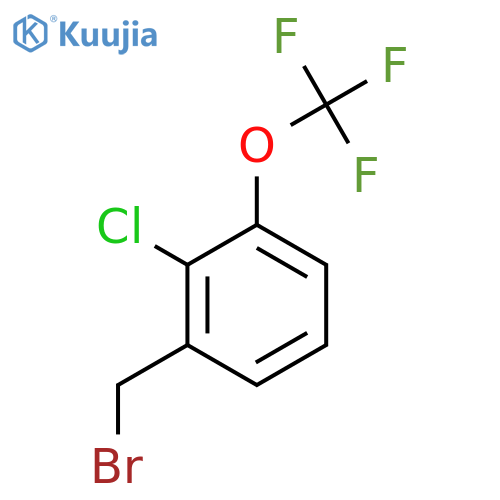 2-Chloro-3-(trifluoromethoxy)benzyl bromide structure