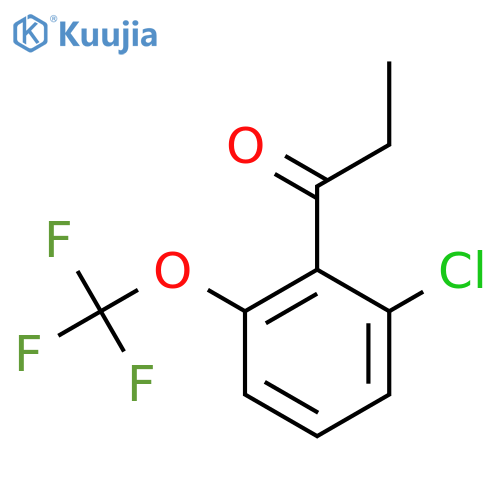 2'-Chloro-6'-(trifluoromethoxy)propiophenone structure