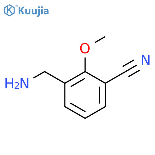 3-Cyano-2-methoxybenzylamine structure