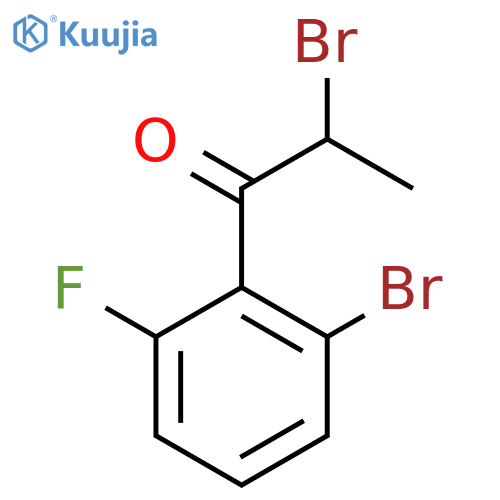 2,2'-Dibromo-6'-fluoropropiophenone structure