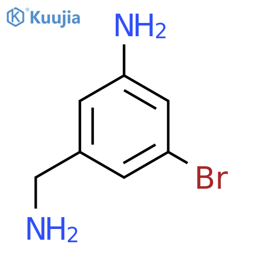 3-(Aminomethyl)-5-bromoaniline structure