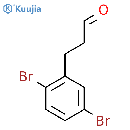 3-(2',5'-Dibromophenyl)propionaldehyde structure