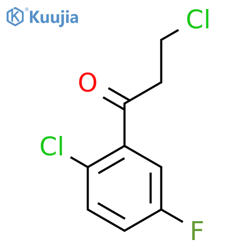 3,2'-Dichloro-5'-fluoropropiophenone structure