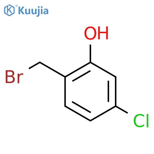 2-(bromomethyl)-5-chlorophenol structure