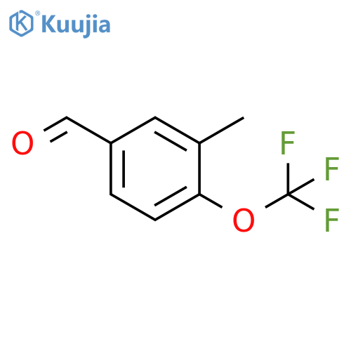 3-methyl-4-(trifluoromethoxy)benzaldehyde structure