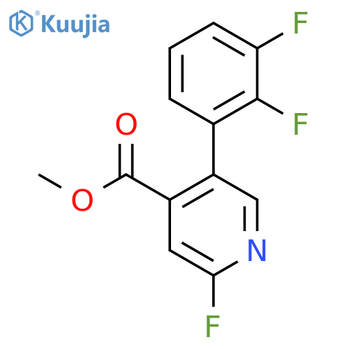 Methyl 5-(2,3-difluorophenyl)-2-fluoroisonicotinate structure