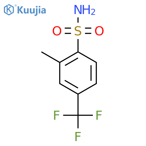 2-methyl-4-(trifluoromethyl)benzene-1-sulfonamide structure