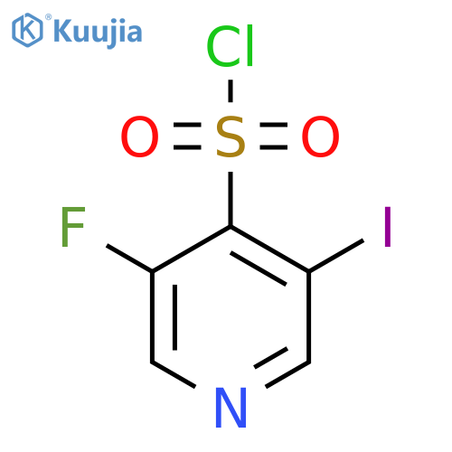 3-Iodo-5-fluoropyridine-4-sulfonyl chloride structure