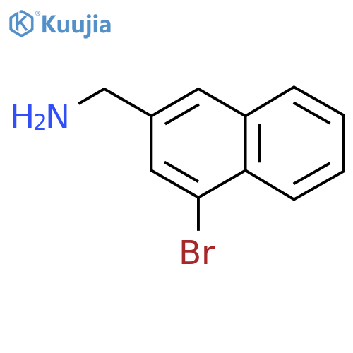 2-(Aminomethyl)-4-bromonaphthalene structure