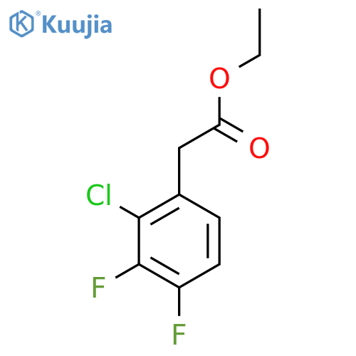 Ethyl 2-chloro-3,4-difluorophenylacetate structure