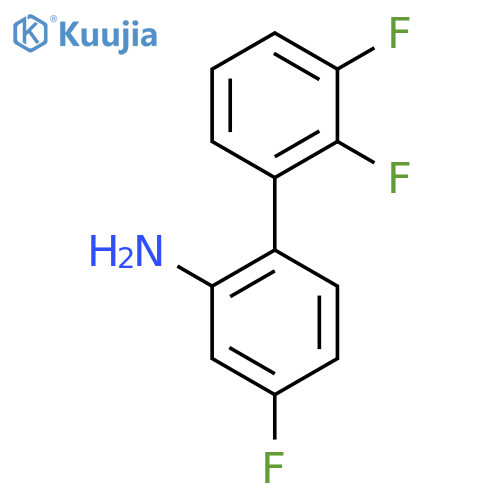 2-(2,3-Difluorophenyl)-5-fluoroaniline structure
