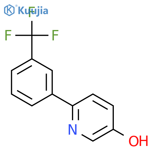 6-[3-(Trifluoromethyl)phenyl]pyridin-3-ol structure