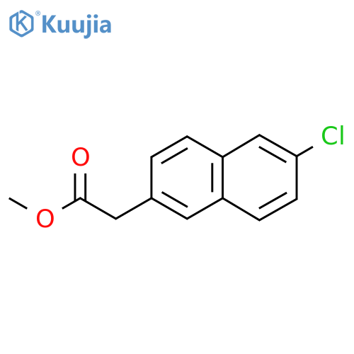Methyl 2-(6-chloronaphthalen-2-yl)acetate structure