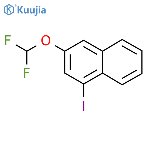 2-(Difluoromethoxy)-4-iodonaphthalene structure