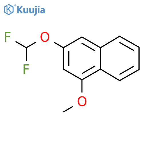 2-(Difluoromethoxy)-4-methoxynaphthalene structure