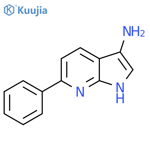3-Amino-6-phenyl-1H-pyrrolo[2,3-b]pyridine structure