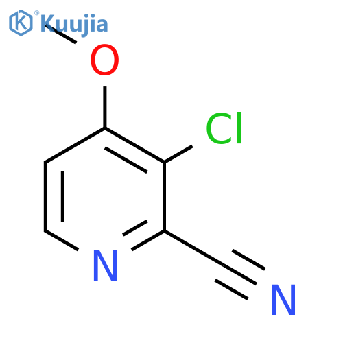 3-Chloro-4-methoxypyridine-2-carbonitrile structure