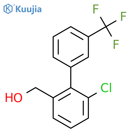 6-Chloro-3'-(trifluoromethyl)biphenyl-2-methanol structure