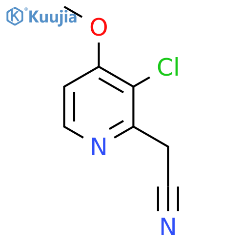3-Chloro-4-methoxypyridine-2-acetonitrile structure