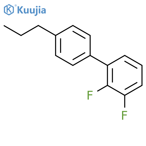 2,3-Difluoro-4'-propyl-1,1'-Biphenyl structure