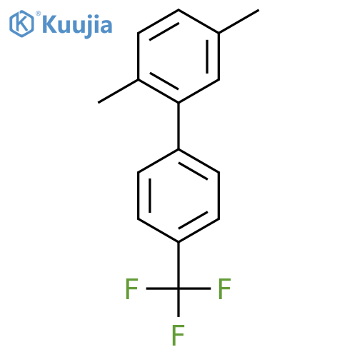 2,5-Dimethyl-4'-(trifluoromethyl)biphenyl structure