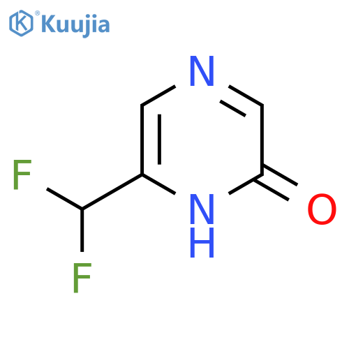 2-(Difluoromethyl)-6-hydroxypyrazine structure