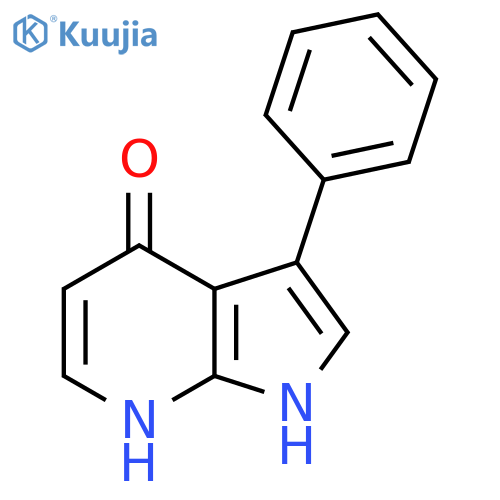 4-Hydroxy-3-phenyl-7-azaindole structure