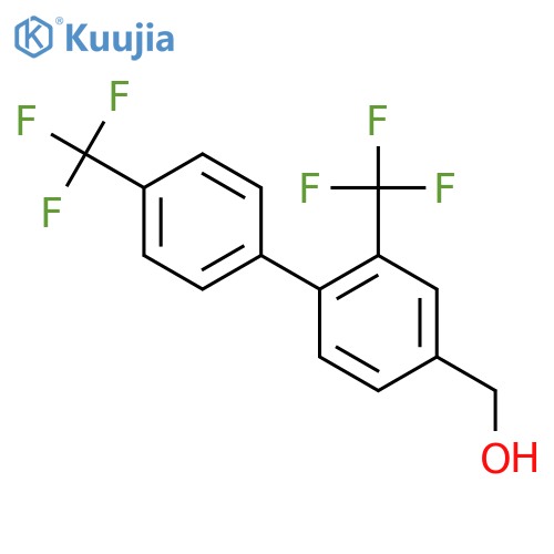 2,4'-Bis(trifluoromethyl)biphenyl-4-methanol structure
