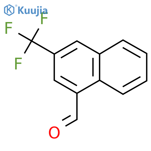 2-(Trifluoromethyl)naphthalene-4-carboxaldehyde structure