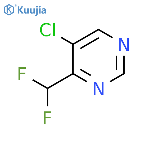 5-Chloro-4-(difluoromethyl)pyrimidine structure
