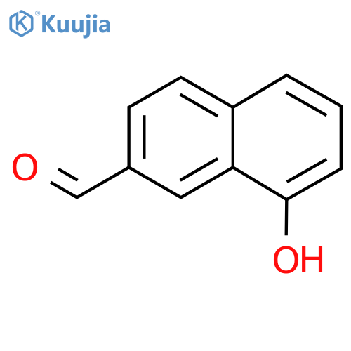 8-Hydroxy-2-Naphthalenecarboxaldehyde structure