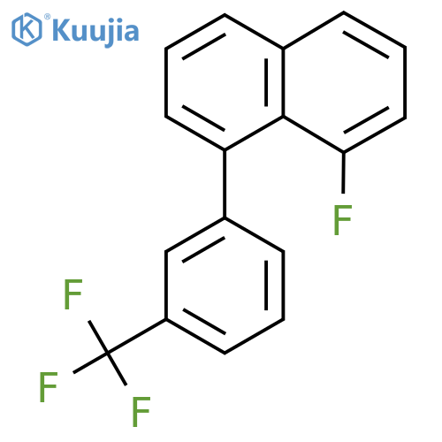 1-Fluoro-8-(3-(trifluoromethyl)phenyl)naphthalene structure