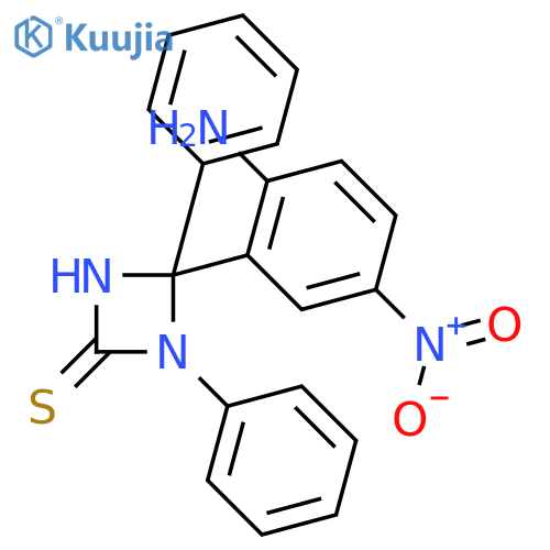Thiourea,[(2-amino-5-nitrophenyl)phenylmethylene]phenyl-, (Z)- (9CI) structure