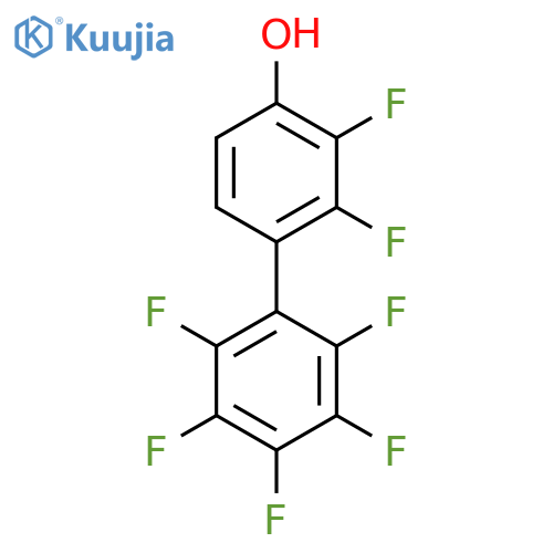 2,3,2',3',4',5',6'-Heptafluoro-4-hydroxybiphenyl structure