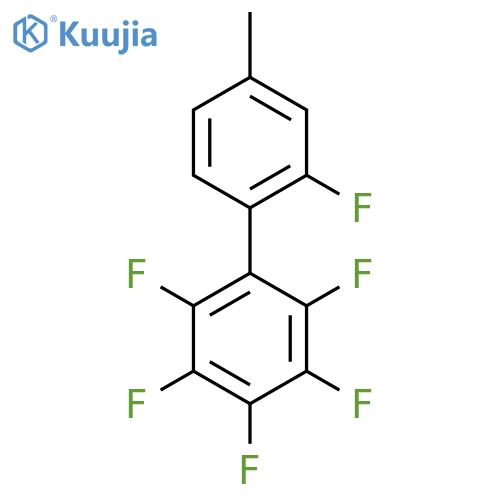 2,3,4,5,6,2'-Hexafluoro-4'-methylbiphenyl structure