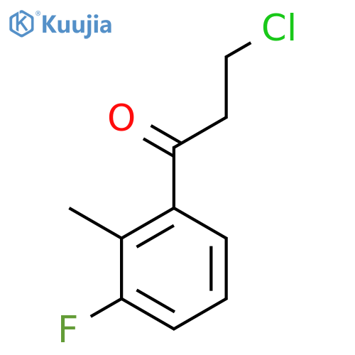 3-Chloro-3'-fluoro-2'-methylpropiophenone structure