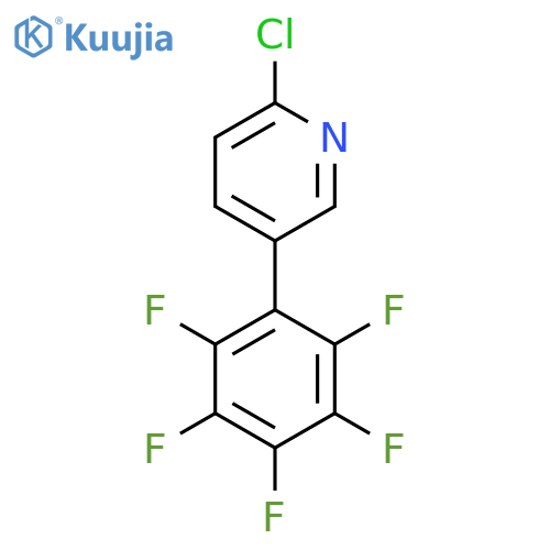 2-Chloro-5-(perfluorophenyl)pyridine structure