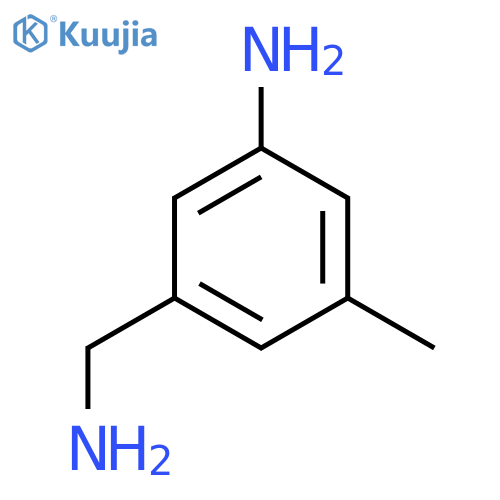 3-(Aminomethyl)-5-methylaniline structure