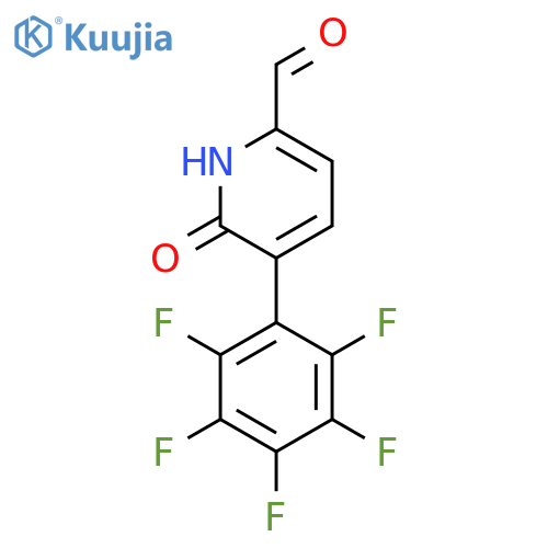 6-Hydroxy-5-(perfluorophenyl)picolinaldehyde structure