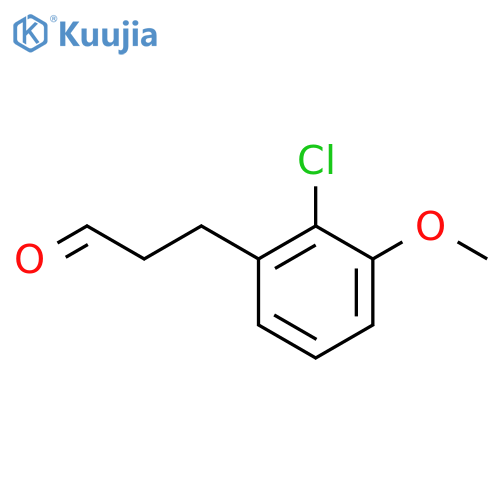 3-(2'-Chloro-3'-methoxyphenyl)propionaldehyde structure