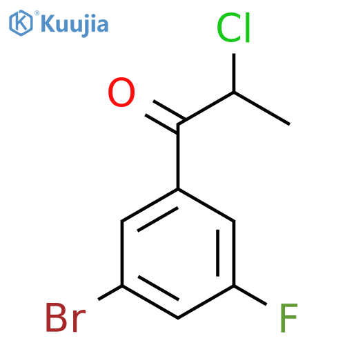 3'-Bromo-2-chloro-5'-fluoropropiophenone structure